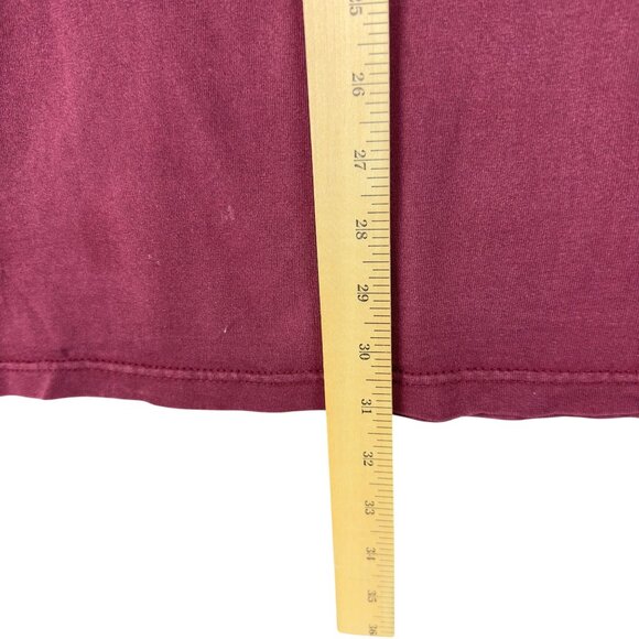 Vintage Champion Sweatshirt Men XXL Maroon Y2K Turtleneck Cotton Blend Pullover - Picture 9 of 10